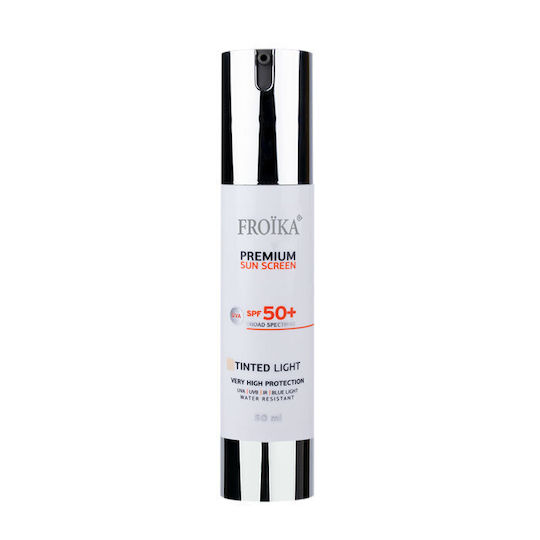 Froika Premium Gefärbte Licht Sonnenschutzfaktor 50+ Gesicht Creme mit Farbe 50ml