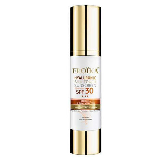 Froika Hyaluronic Silk Touch Αδιάβροχη Αντηλιακή Κρέμα Προσώπου SPF30 50ml