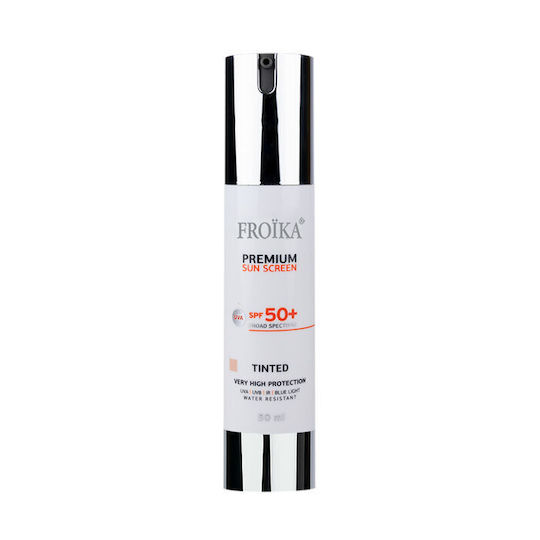 Froika Premium Оцветен SPF 50+ Слънцезащитен Крем За Лице С Цвят 50ml