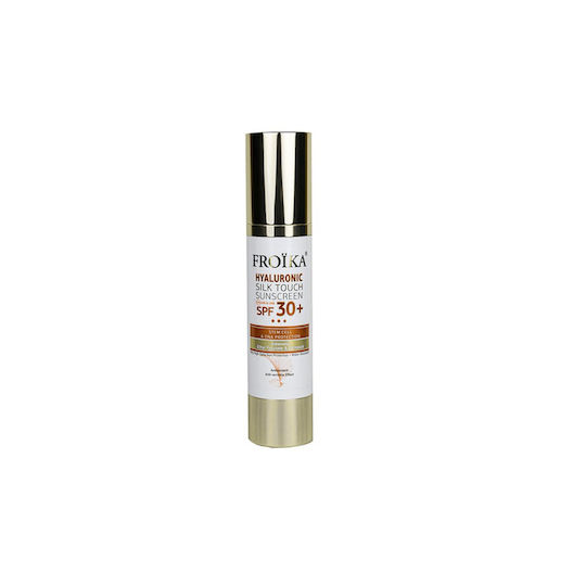 Froika Hyaluronic Silk Touch Αδιάβροχη Αντηλιακή Κρέμα Προσώπου SPF30 50ml