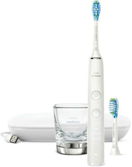 Philips Elektrische Zahnbürste Batteriebetrieben HX9913/17 Weiß