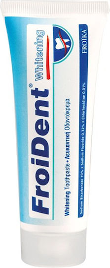 Froika Froident Whitening Οδοντόκρεμα με Χλωρεξιδίνη για Λεύκανση 75ml