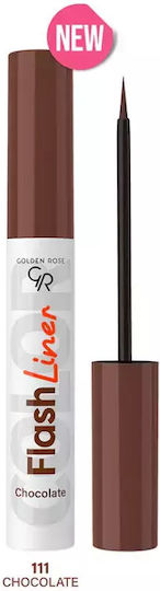Golden Rose Flash Lash Течен Очен Лайнер 111 Шоколад 3.5мл