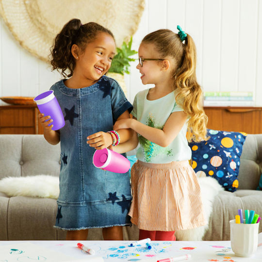 Munchkin Toddler Cup Miracle 360 Sippy Cup Plastic Pink 296ml for 12m+