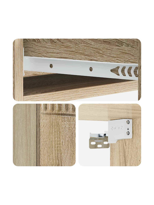 vidaXL Konsolentisch Holz L87,5xB34,5xH17cm