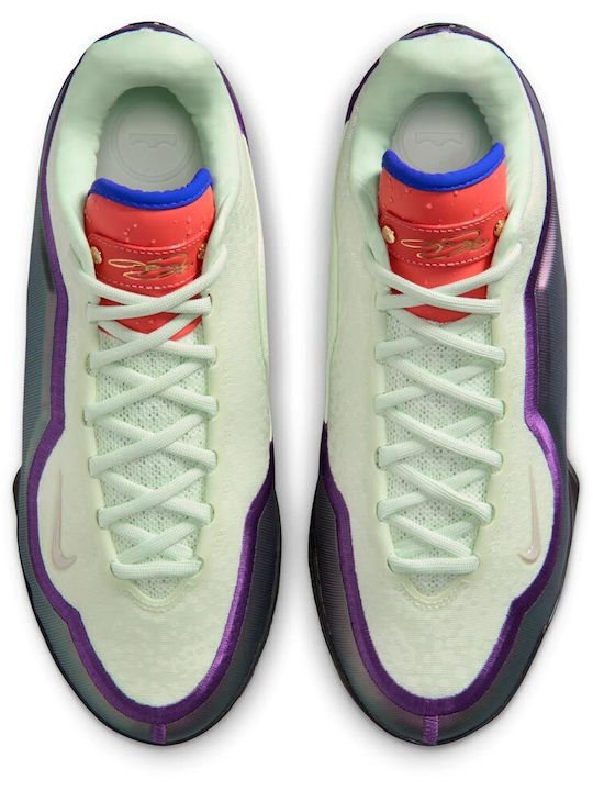LeBron 23 "Green With Envy" Low Basketball Shoes Volt Tint / Black / Magic Ember / Multi Colour