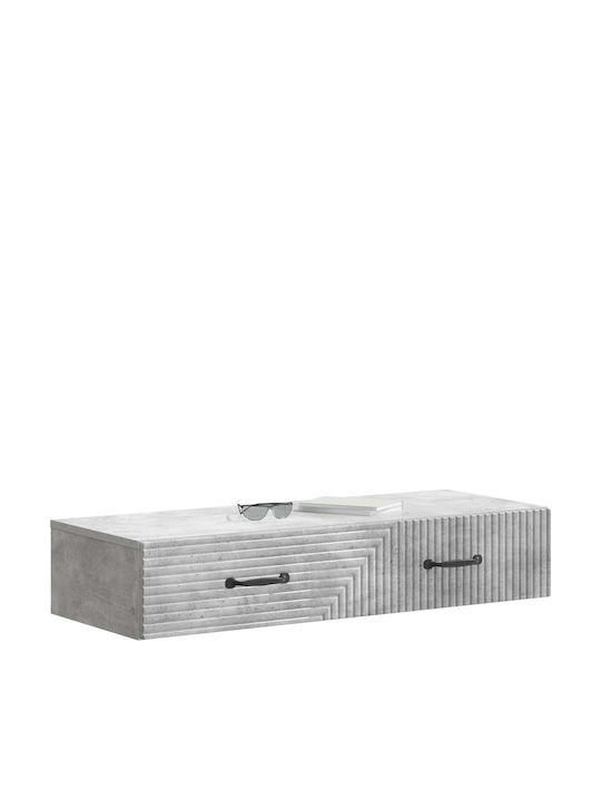 vidaXL Konsolentisch Aus Holz Grau 87,5x34,5x17 cm
