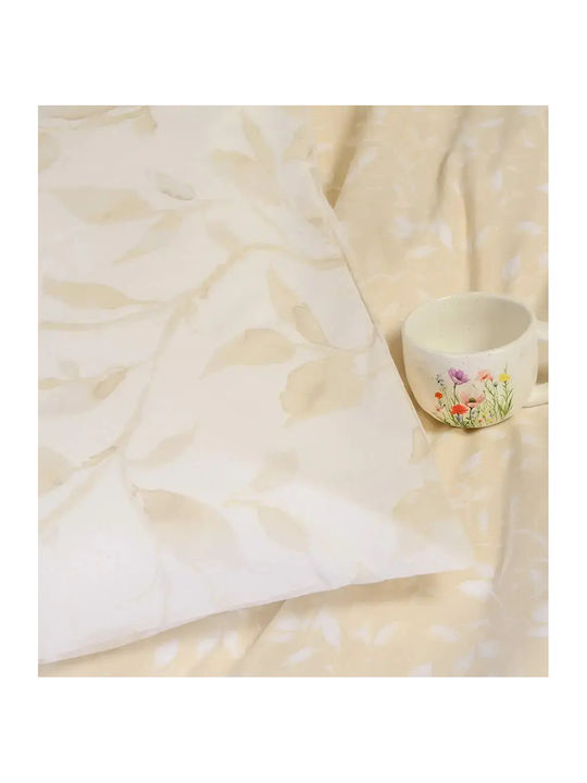 Melinen Pearl Комплект Двойни Чаршафи С Ластик 150x200+32см 4 Части