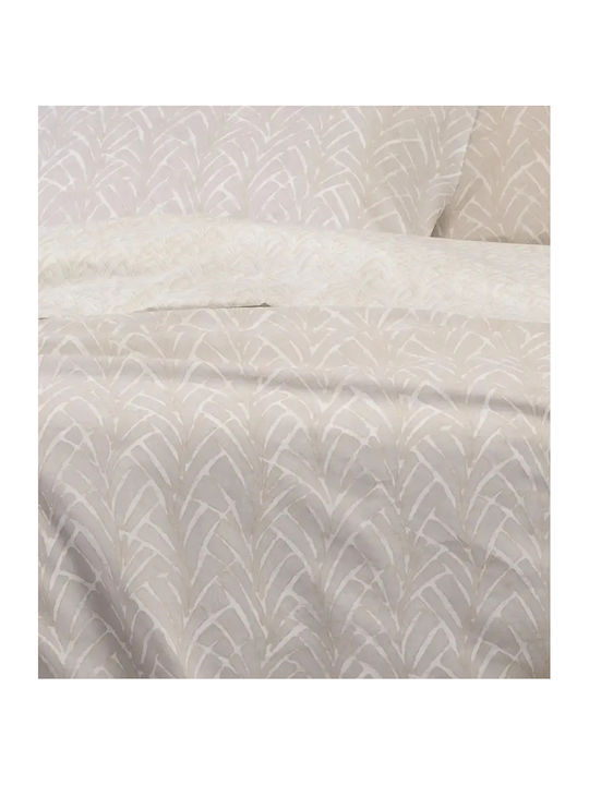 Melinen Coral Bed Sheets Set King Size 260x270cm 4 Pieces