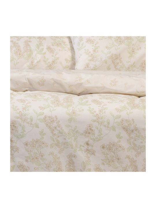 Melinen Rea Σετ Σεντόνια King Size 260x270εκ. Μπεζ (4τμχ)