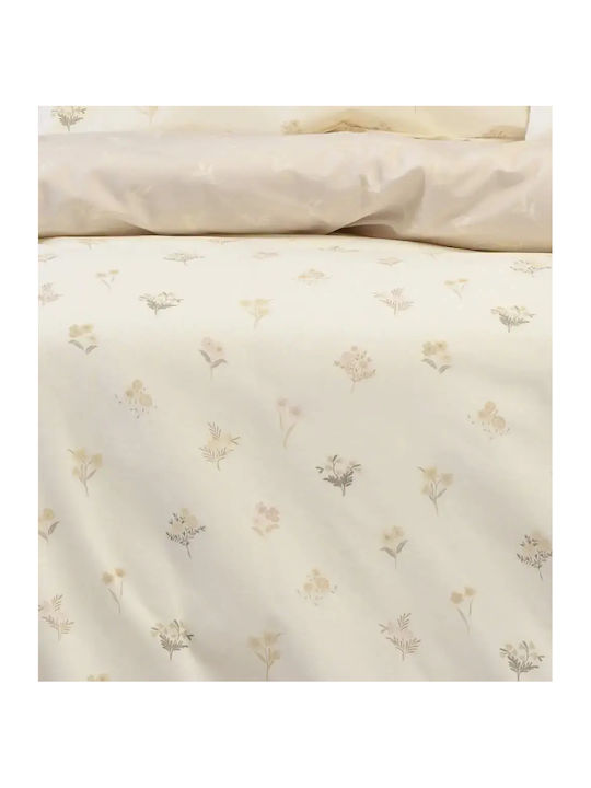 Melinen Spring Set Bed Sheets Double With Rubber Hugger 160x200+32cm 4 (4pcs)