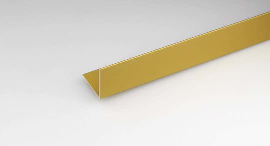 Aluminum Angle Profile 25x25mm/1m Gold