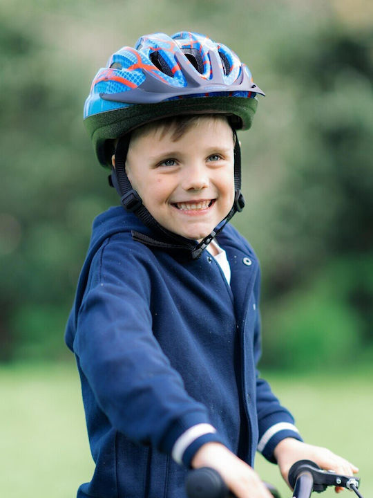 Huffy Kinderfahrrad- / Rollerhelm Vollgesicht für Stadtfahrrad Blau