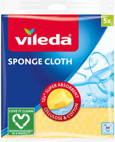 Vileda 5 Pcs Wet Absorbent Cloth