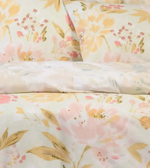 Melinen Anabelle Double Fitted Bed Sheets Set 160x200+32cm 4 Pieces