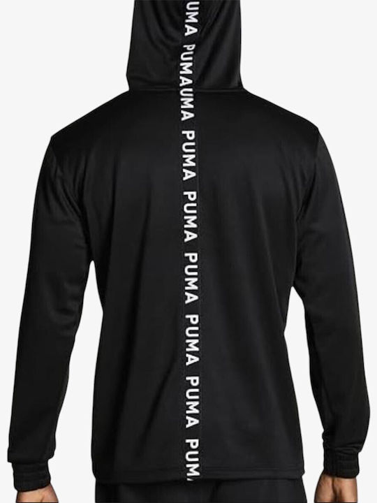 Herren Sweatshirt mit Kapuze Schwarz