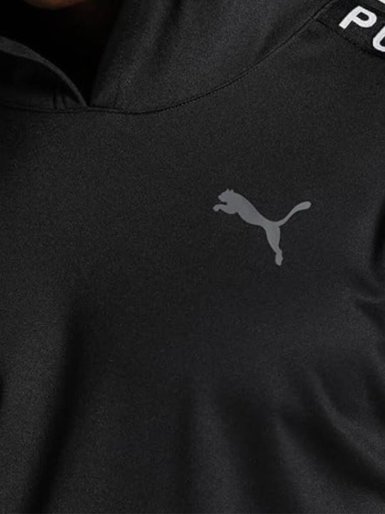 Herren Sweatshirt mit Kapuze Schwarz