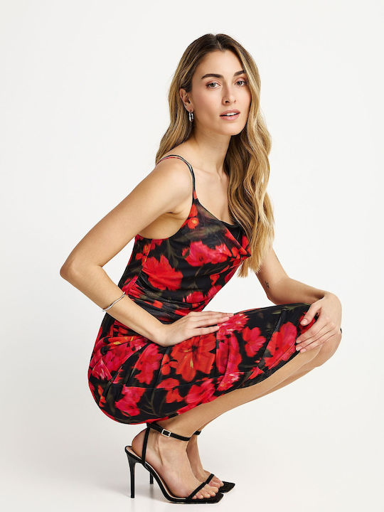 Summer Midi Evening Dress Black