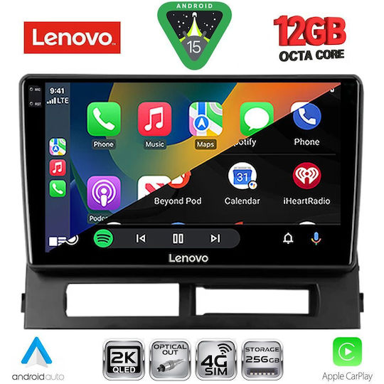 Lenovo Car Audio System for Toyota Prius BMW X1 / X3 / X4 2003-2009 with Clima (Bluetooth/USB/WiFi/GPS/Apple CarPlay/Android Auto) with 9" Touch Screen