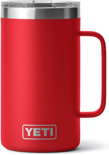 Yeti Yeti Thermosflasche Rostfreier Stahl BPA-frei 710ml Rettungsrot