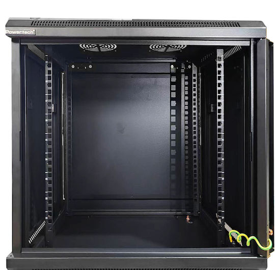 Powertech Wandmontierte Rack-Schranke 19U 60x45x63,6cm NETW-0055
