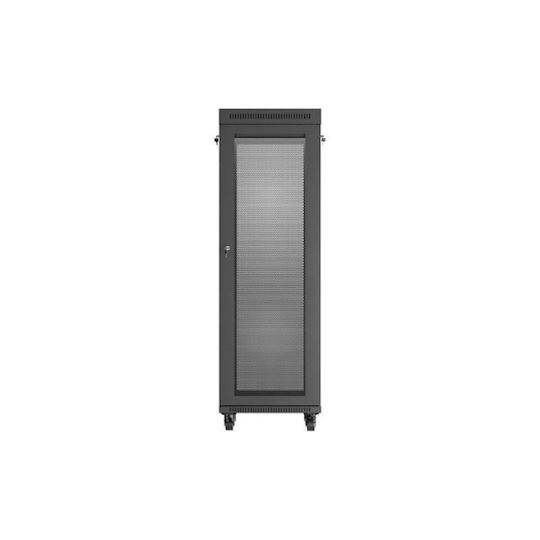 Lanberg Επιδαπέδια Καμπίνα Rack 19U 60x60cm Μαύρο FF01-6637-23BL