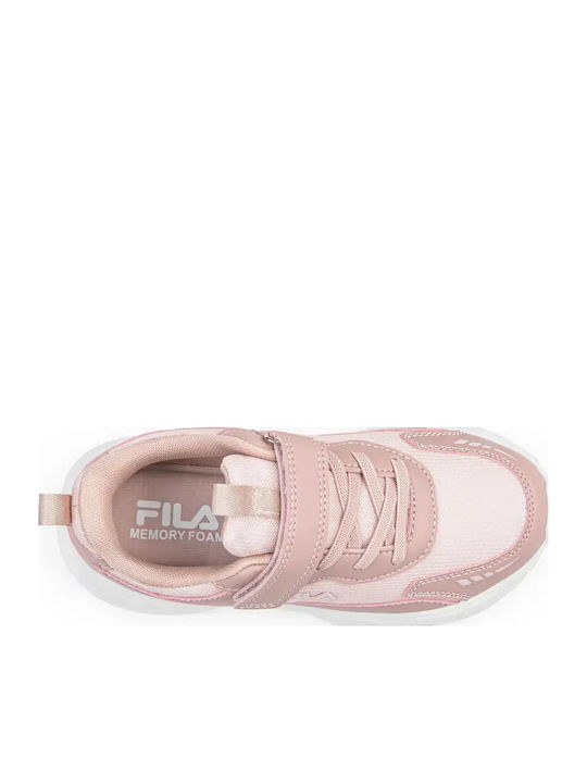Memory Kids Sneakers with Hoop & Loop Closure Pink