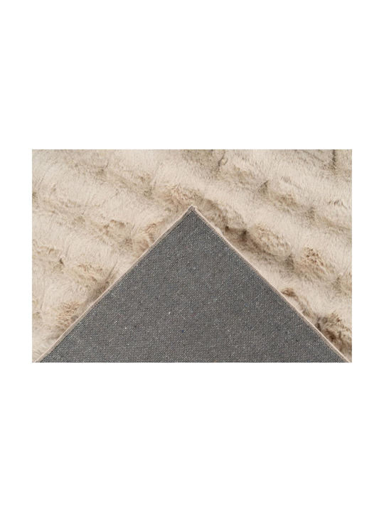Covor Rectangular Din Bumbac Bej 120x170cm