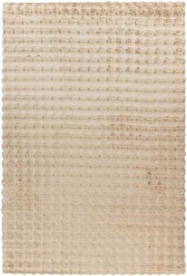 Covor Rectangular Din Bumbac Bej 120x170cm