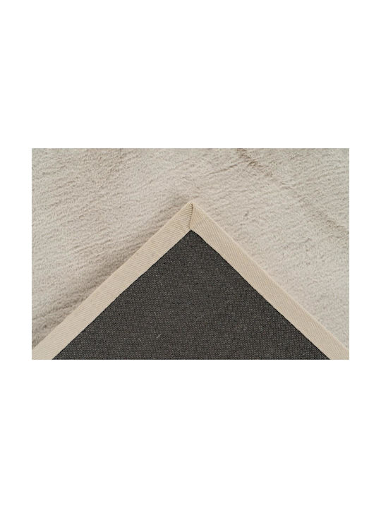 Covor Living Rectangular Din Bumbac Crem 120x170cm