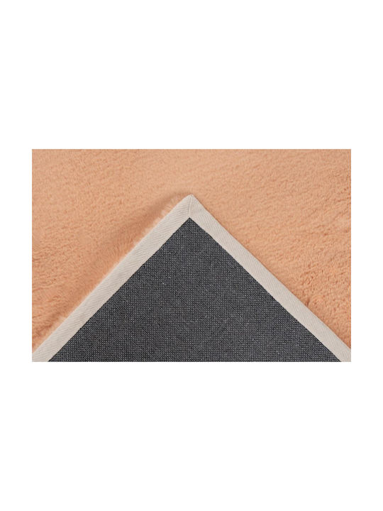 Rug Χαλί Διάδρομος Βαμβακερό Peach 80x150cm