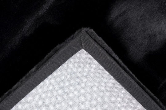 Rug Χαλί Ορθογώνιο Βαμβακερό Black 120x170cm