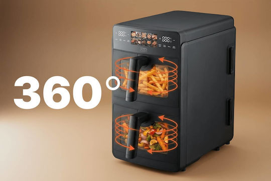 Promis Air Fryer with Double Removable Container 10l Black FRP1560