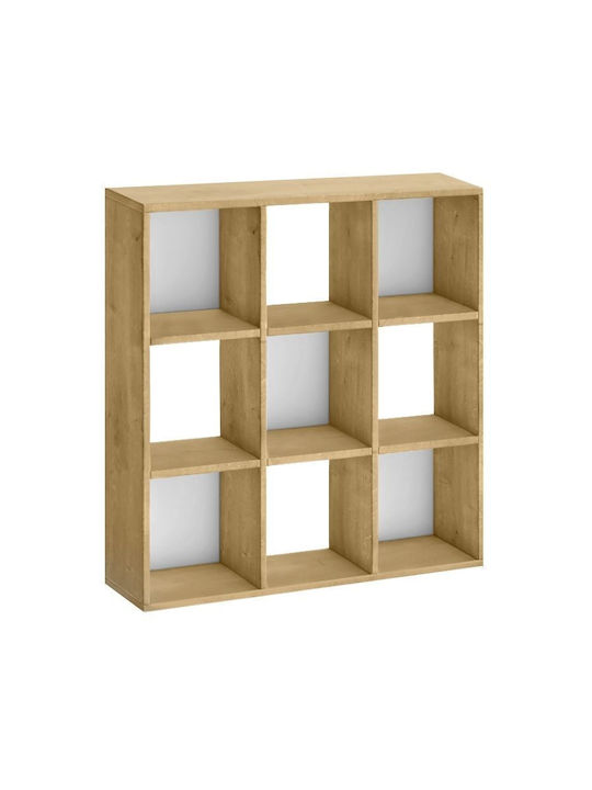 Bookcase Cube Sapphire Oak 90x30x90cm