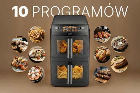 Promis Air Fryer with Double Removable Container 10l Black FRP1560