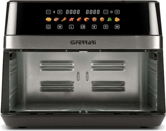 G3Ferrari Friggisano Air Fryer With Double Removable Container 12l Black