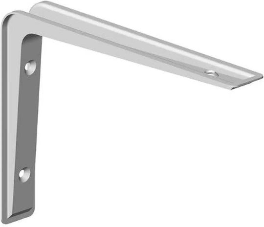 Element-System Eckregal aus Metall in Weißer Farbe