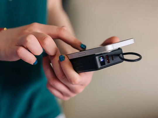 Tracer Scout Power Bank 10000mAh 22.5W με Θύρα USB-A και Θύρα USB-C Power Delivery Μαύρο