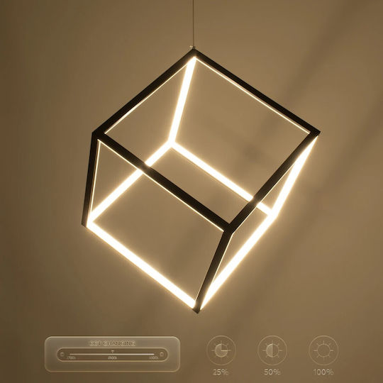 kelvo Kiboo Deckenleuchte Weiß LED mit Verstellbarem Weißlicht 40x40x40cm