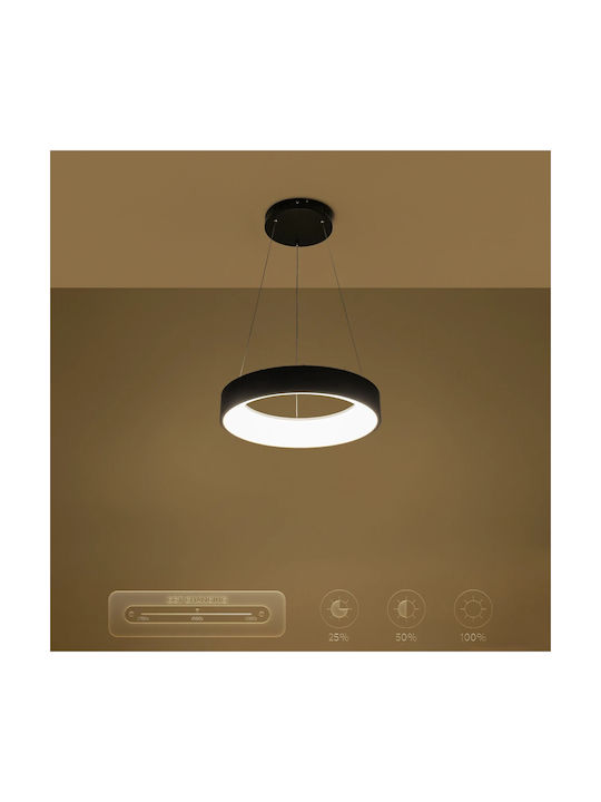 kelvo Salem Ceiling Light White LED With Warm To Cool White Light 45x45cm