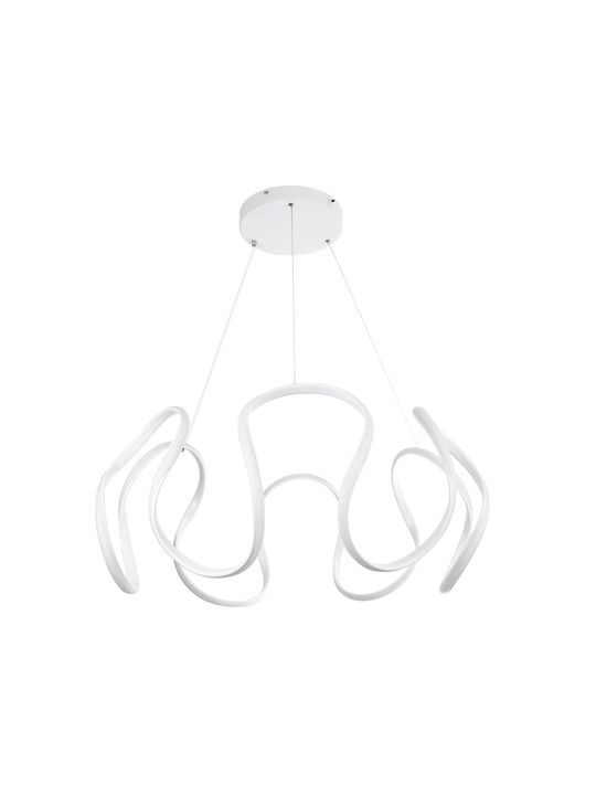 kelvo Tarantula White LED Ceiling Light with Warm to Cool White Light 78x78x31.5cm