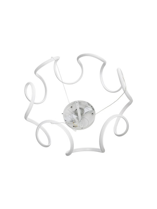 kelvo Tarantula White LED Ceiling Light with Warm to Cool White Light 78x78x31.5cm