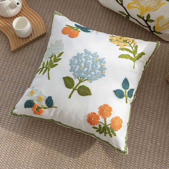 FRIPIA Калъф За Възглавница Синя Орхидея 45x45см