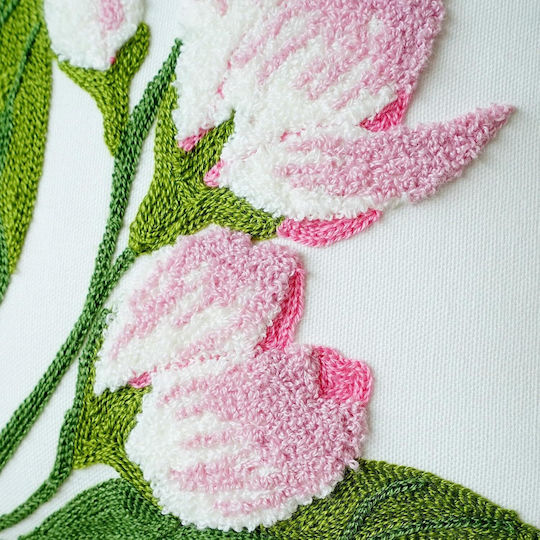 FRIPIA Decorative Pink Pillow Case 45x45cm