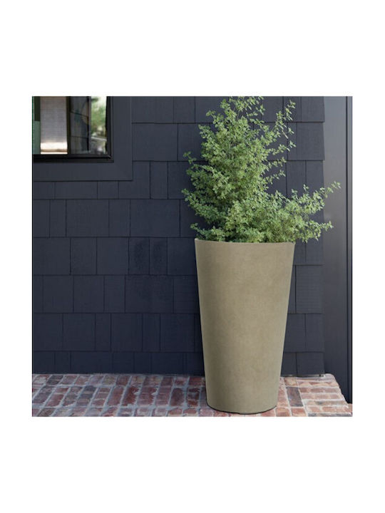 Harmony Skopelos Flower Pot Taupe 36.5x36.5x62cm