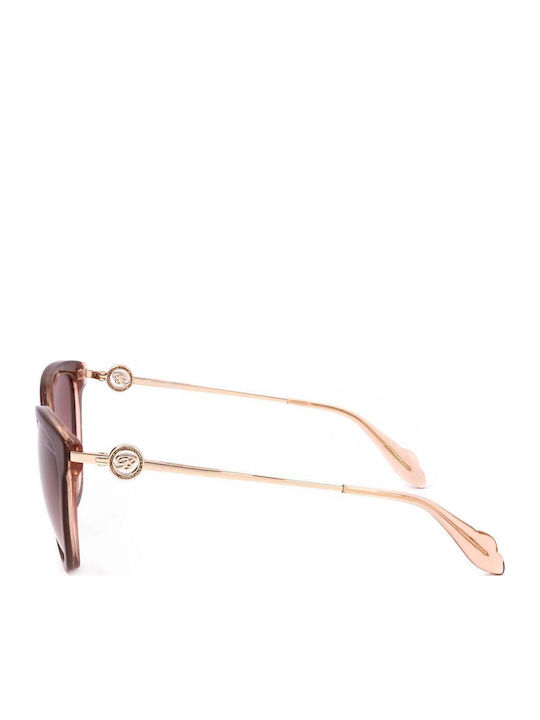 Women Sunglasses With Burgundy Frame And Burgundy Lens