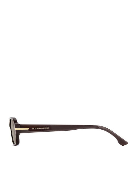 Victoria Beckham Unisex Sonnenbrillen mit Roter Rahmen und Roter Linse