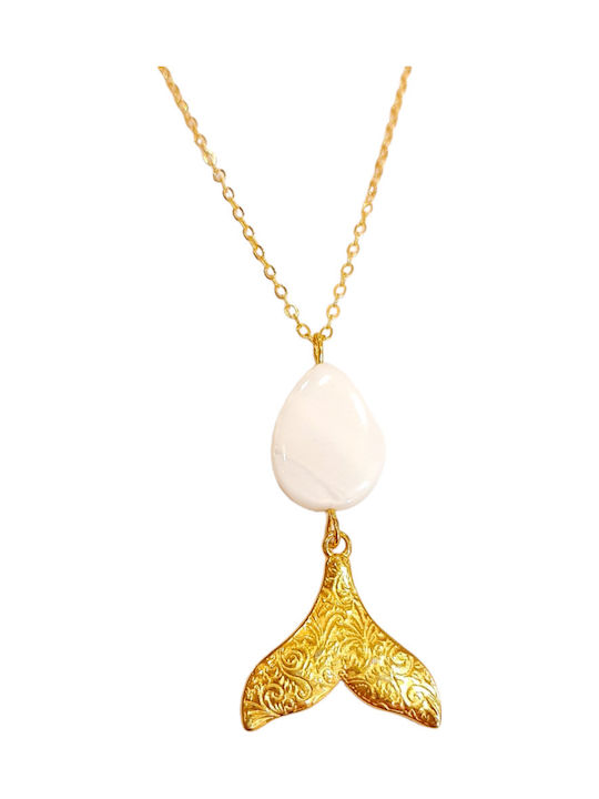 Louiza Jewels Colier Din Oțel Plăcut Cu Aur
