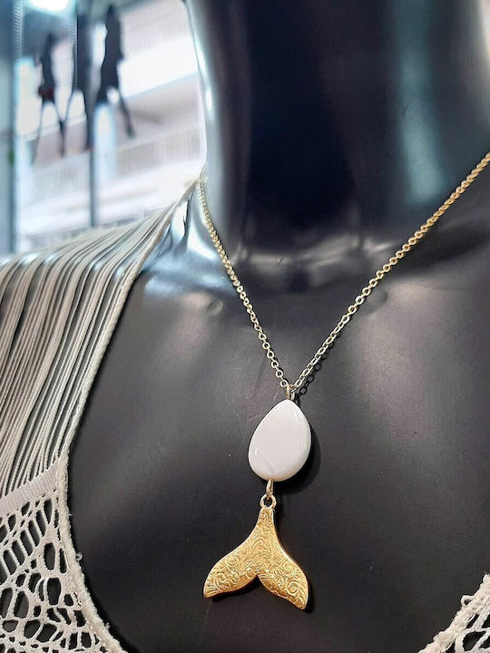Louiza Jewels Colier Din Oțel Plăcut Cu Aur