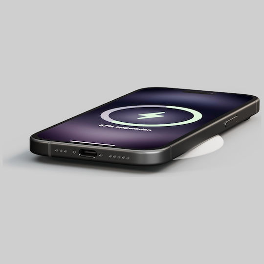 Zens Încărcător Wireless (Qi Pad) 15W Alb (Plug and Play)